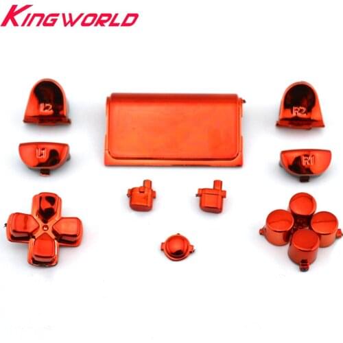 100pcs Accessories Buttons Mod Kit R2 L2 R1 L1 Trigger Buttons GameFor for Sony PlayStation Dualshock 4 for PS4 Controller