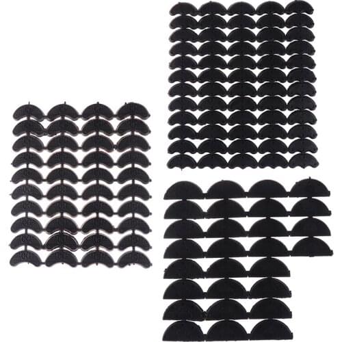 14/20/30Pairs DIY Shoe Repair Pads Black Rubber Heel Savers Toe Plates Taps