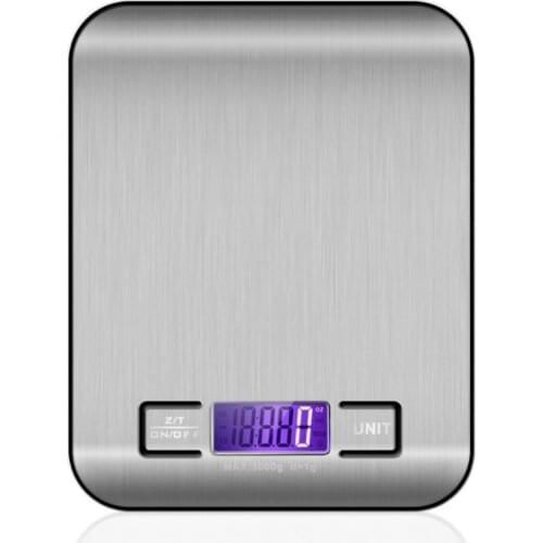 Stainless Steel Kitchen Scale Electronic Weighing 5Kg 10Kg Household Kitchen Scale Food Mini Gram Scale Jewelry Said