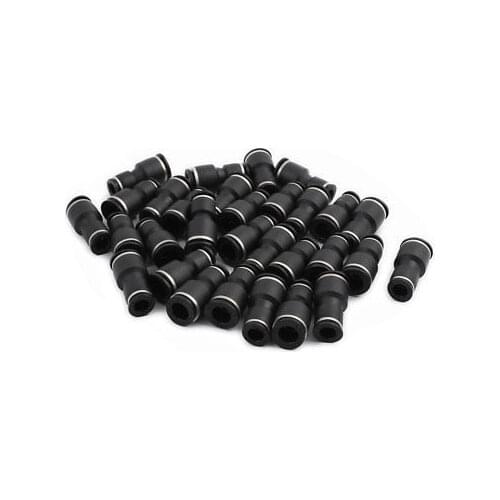 30Pcs 10mm to 8mm Straight Tube Pneumatic Air Quick Fitting Push In Connector