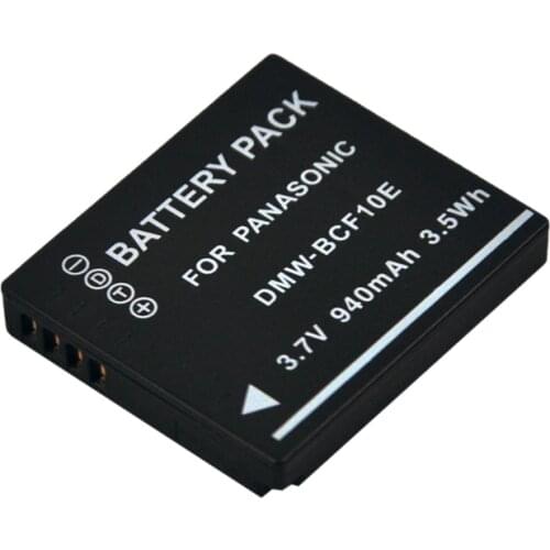DMW-BCF10 DMW-BCF10E BCF10 BCF10E CGA-S106 CGA-S009 Battery for Lumix DMC-TS2 DMC-TS3 DMC-TS4 DMC-F3 DMC-FH1 DMC-FH20 DMC-FH22