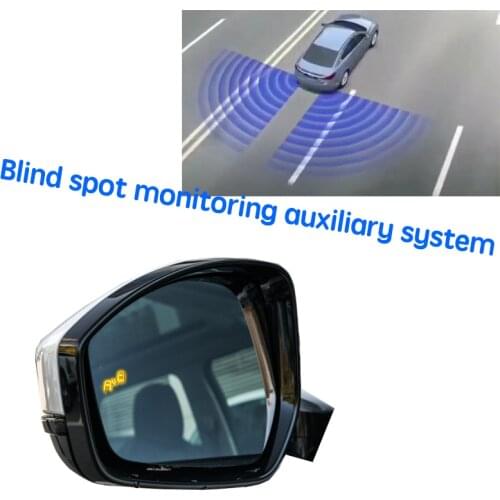 Car BSD BSM BSA Blind Area Spot Warning Drive Mirror Rear Radar Detection System For Range For Rover Evoque L538 2014~2019