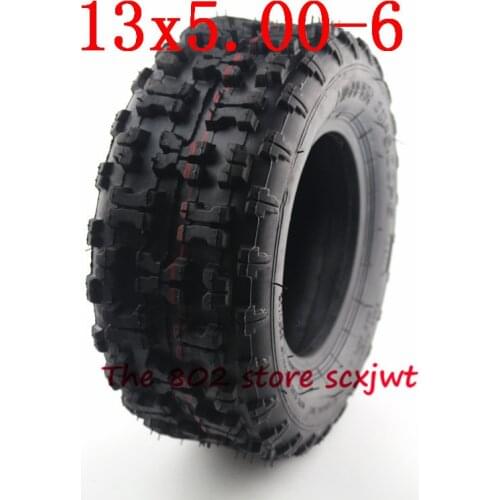 13x5.00-6 inch Tubeless Tyre 13*5.00-6 vacuum Tire butterfly flower tires For mini Buggy Mower Gokart Scooter Off-Road Wheel