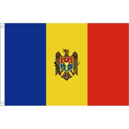 Free shipping xvggdg Moldova flag Banner 90*150cm Hanging Moldova National flag
