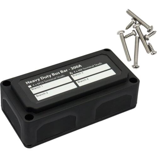 Bus Bar Power Distribution Block Terminal Block Heavy Duty 300amp Sealed