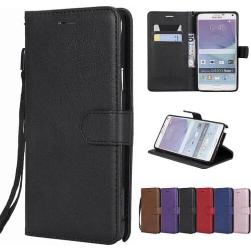 Cover Case For Samsung Galaxy Note 3 4 Case Luxury Magnetic Closure Stand Wallet Flip Leather Phone Bag For Samusng Note 4 Coque