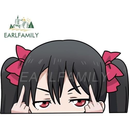 EARLFAMILY 13cm x 7.5cm for LOVE LIVE Car Accessoires Stickers Motorcycle Decal Vinyl Car Wrap Campervan Trunk Windows Decor