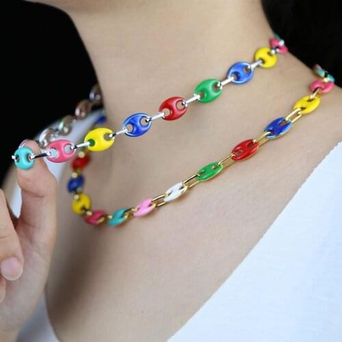 IDOWAITTING Beaded Chokers