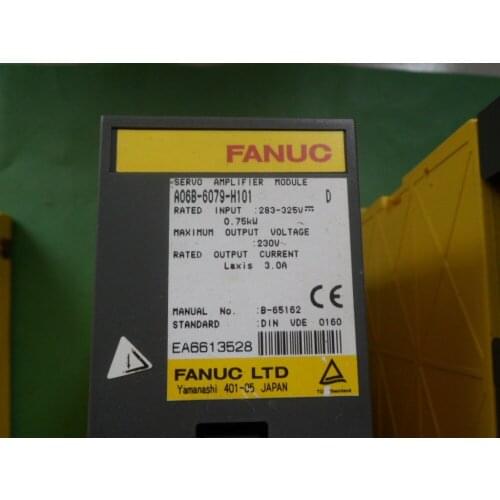 USED 100% TESTED A06B-6079-H101 FANUC A06B-6079-H101 SERVO AMPLIFIER MODULE A06B-6079-H101