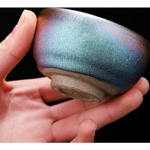 Jianzhan Tea Cup Oil Tianmuzhan Raw Ore Iron Tire Tea Bowl Master Coffee Mug