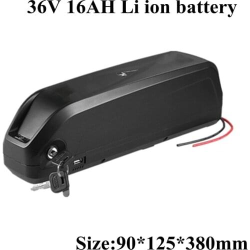 Dolphin Lithium Battery 36V 16ah 20Ah Li-ion Battery for Mountain / Modified / Folding / Driving / Electric Bike+42V 2A Charger