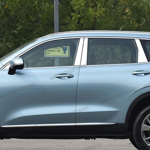 Car Window Post Cover Decoration Protector Panel Trim for Haval H6 2020 2021 2022 Exterior Accessories Auto Styling Parts Audio