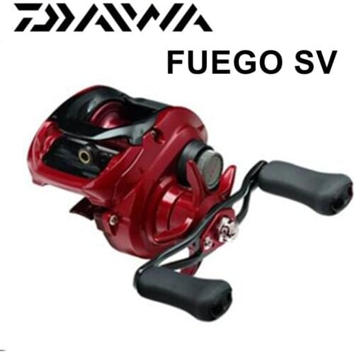 Original 2020 DAIWA FUEGO SV CS Low profile Baitcasting fishing reel 6.3/7.3 Gear Ratio MAX DRAG 5KG 5+1BB weight 200g