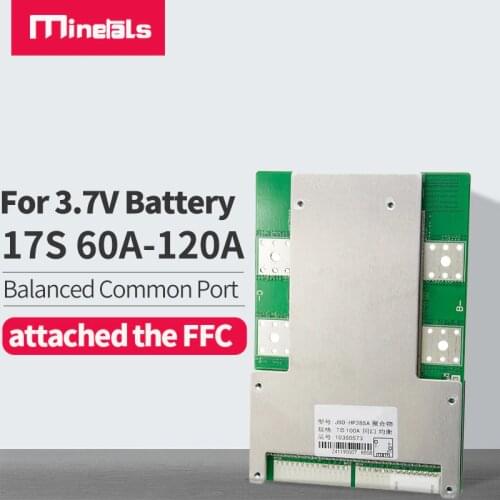 17S 60V BMS PCM Lithium battery power protection board temperature protection balance function overcurrent protection PCB BMS
