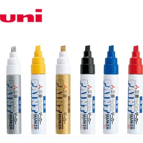 1pcs Uni Marker Pen PX-30 Paint Pen 7 Colors Optional Tilt Head 4mm-8.5mm Thick Oily Pen Car Decoration Wedding Signature