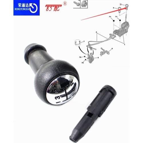 Shift handball 2403P1 2403AP 2403CN For Citroen C2/C3/C4/Elysee For Peugeot 301/307/308/407/408/807 Shift handle ball