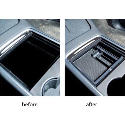 Tesla Model3 Car Central Armrest Storage Box for Tesla Model 3/Y 2021 Accessories U90C