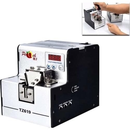 Automatic screw machine feeder screw arrangement machine feeder handheld screw feeder digital display improvement cost savings