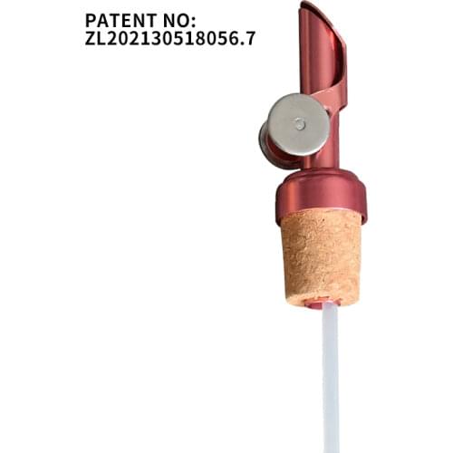 WOWSHINE 10pcs/lot high quality delicacy RED wine dispenser liquid Wine pourer / oliver oil pourer cork bottle pourer