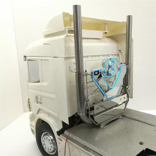 Replacement Exhaust Chimney set for 1/14 TAMIYA Scania R620 R470 RC Truck Tractor Model Car Accessories