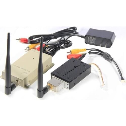 1.2G 5W Wireless 5000mw AV Transmitter Receiver Kit RC Model FPV CCTV video