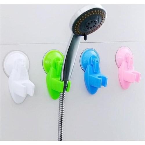 1PC Strong Attachable Shower Head Holder Movable Bracket Powerful Suction Type Bathroom Seat Chuck Holder Shower Fixed Bracket