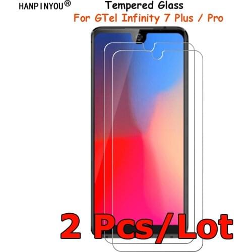 2 Pcs/Lot For GTel Infinity 7 Plus / Pro Tempered Glass Screen Protector Explosion-proof Protective Film Toughened Guard