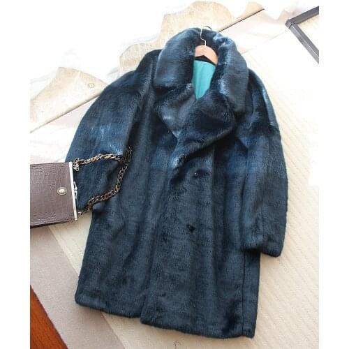 2018 New Style High-end Fashion Women Faux Fur Coat S42