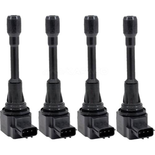 4pcs Ignition Coil system 22448-JA00C 22448-ED000 22448-JA00A For Nissan Altima Rogue Sentra Versa Infiniti FX50 M56