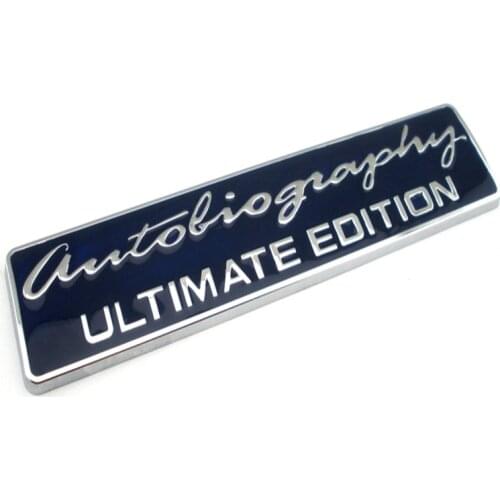 AUTOBIOGRAPHY ULTIMATE EDITION Emblem Car Rear Decoration Badge for Range rover VOGUE Range Rover SPORT