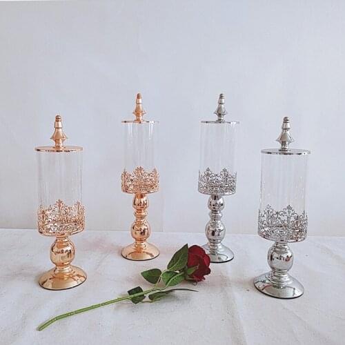 Candy Jars with Cover Storage Jar Sugar Bowl Rustic Home Decor wedding party cake tools