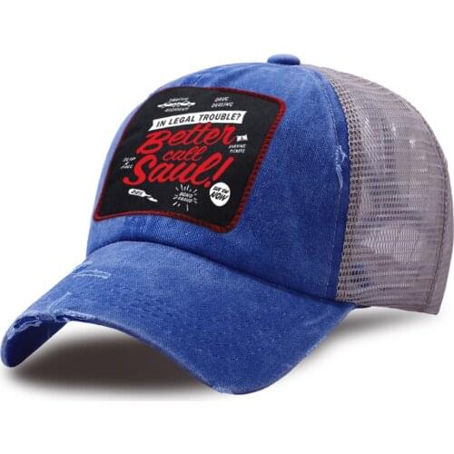 Better Call Saul Letter Printed Baseball Hat Men Outdoor Fashion Brand Cap Mesh Breathable Women Summer Sun Caps Retro Hat Kpop