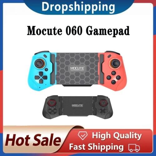 For PUBG Controller Telescopic Gamepad Mocute 060 Bluetooth-compatible Gamepad For IOS Android Smart Phone Game Joysticks