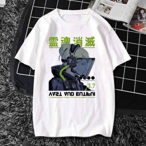 Futuristic T-shirts 90s Streetwear Women Short Sleeve Top Y2K Outfits Tee clothes Vintage print Harajuku Streetwear tshirt punk