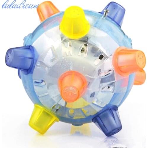 Creative Luminous Toys ball Children Bouncing Ball Transparent Luminous Music Luminescence Elastic Ball Flashing Ball