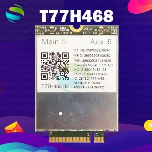 LT4211 T77H468 GOBI5000 LTE/EV-DO/HSPA+WWAN Card SPS:793116-001 for HP Elitebook 740 750 820 850 G2 G3 same as LT4120 T77W595