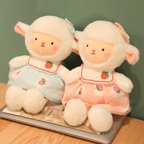 35/45cm Cute Alpaca Plush Toy Stuffed Sheep Doll Pillow Animal Lama Soft Toy Lovely Birthday Gifts For Kids Girls Children