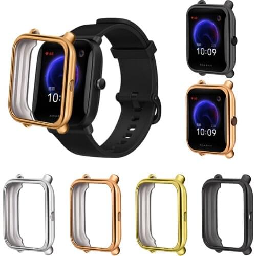Soft TPU Protector Cover for Huami Amazfit Bip U Pro Smart Watch Case Frame Shell for Xiaomi Amazfit Bip U/Bip Lite Case Bumper