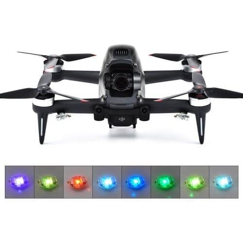 For DJI FPV Combo LED Lights Night Flying Kit Signal Lights 7 Colors Strobe Light For DJI FPV COMBO Mavic Mini Drone Accessories