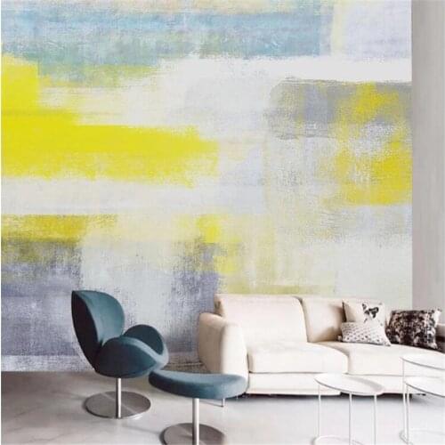 Milofi custom 3D Nordic hand-painted abstract graffiti creative art mural living room wallpaper bedroom background wall