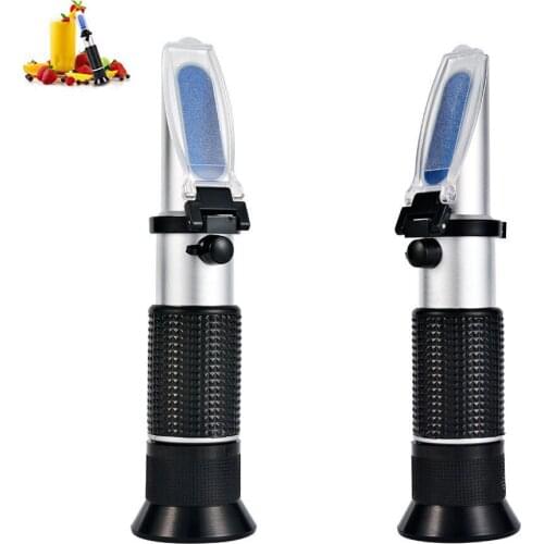 Upgrade New Hand Held Brix Refractometer For Sugar Beer Brix Test Optical 0-32% Brix Atc Fruit Sugar Meter Saccharimeter