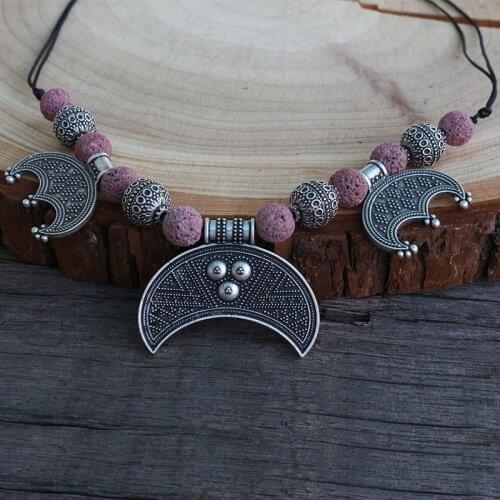 1pcs Wholesale Norse Slavic Lunula Womans Necklace,Viking Dress Lunula Jewelry For Charm Women MORAVIA, Lunitsa, Ethnic Jewelry