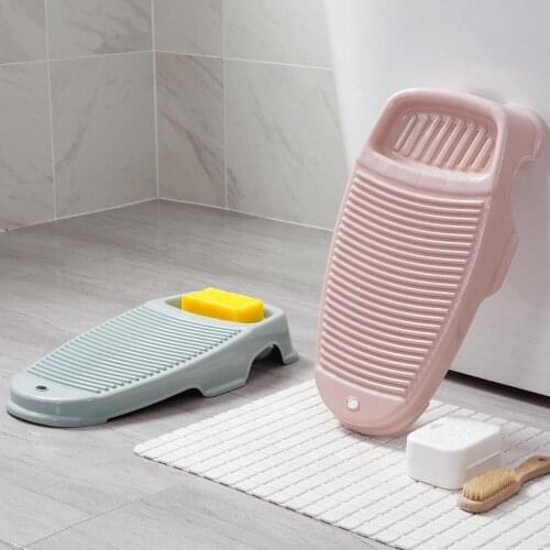 Plastic Anti-skid Wash Board Dormitory Thickening Washing Clothes Washboard Home Large Jersey Board Washing Plate