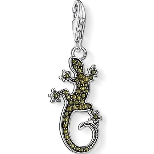 ThomasPT3168 Gecko Pendant Special price original For Fashion Cute Gift Euro-American style Bracelet And Necklace Diy charms