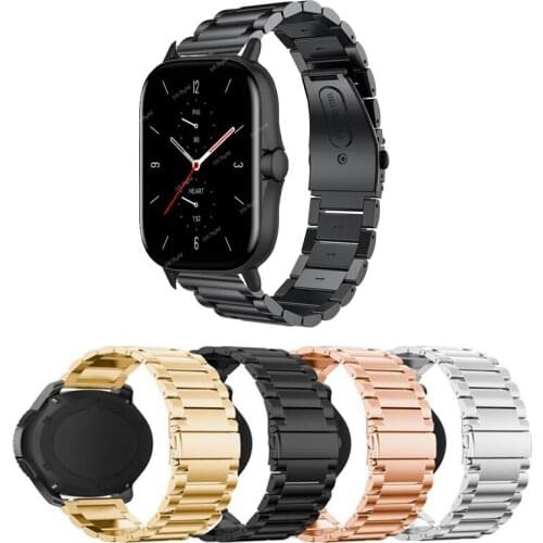 Stainless Steel Strap for Huami Amazfit GTS 2 Mini Smart Watch 20mm Band Bracelet Amazfit GTS / GTS 2 2E Correa
