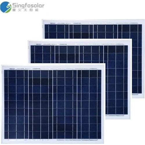Solar Panel 50w 12v 3Pcs/Lot Placas Solares 150W 36V Portable Batterie Solaire Solar System For Home Camping Car Motorhome Boat