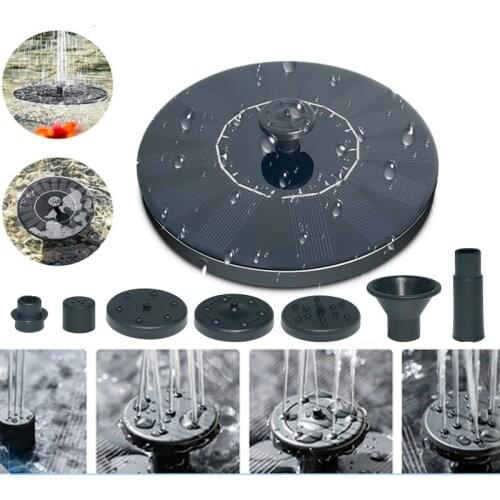 HEMAN Solar Fountain, Solar Bird Bath Fountain for Bird Bath, Pond, Pool, Fish Tank, Aquarium and Garden, Outdoor Fountain Panel