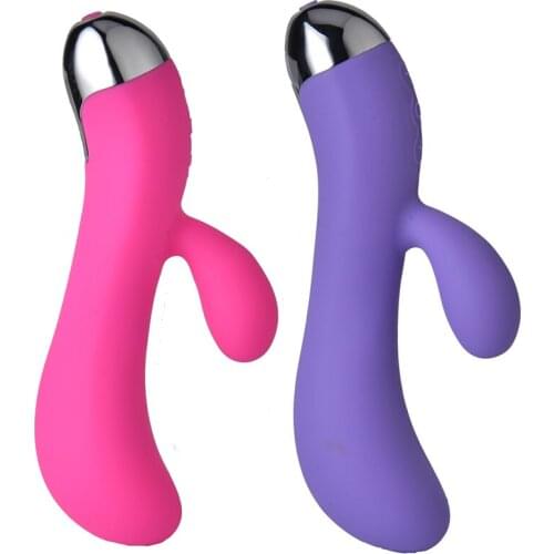 G-spot Clitoris Stimulator Anal Vibrator Double Shock Silicone Waterproof Charging Adult Sex Toys for Woman Masturbation Product