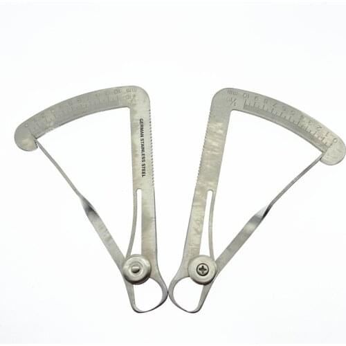 Dental Gauge Caliper dentist Tools Dental Caliper For Metal / Wax Dental Lab materials