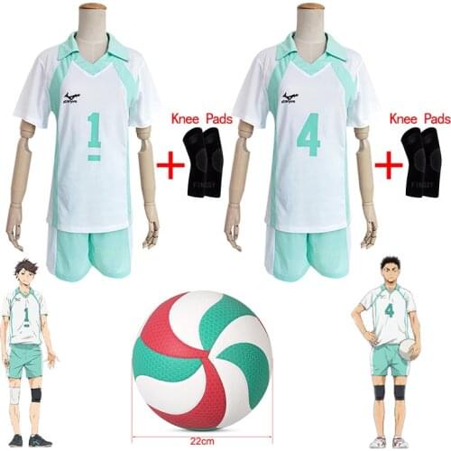 High School Student Uniform Summer Short-sleeved Shorts Haikyuu Oikawa Tooru Cosplay Costume Volleyball Football Sportswear